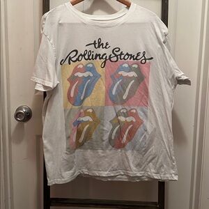 The Rolling Stones White Graphic Tee